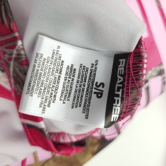Real Tree Pink Women's Camouflaged Sweatshirt Sz S - Picture 6 of 13